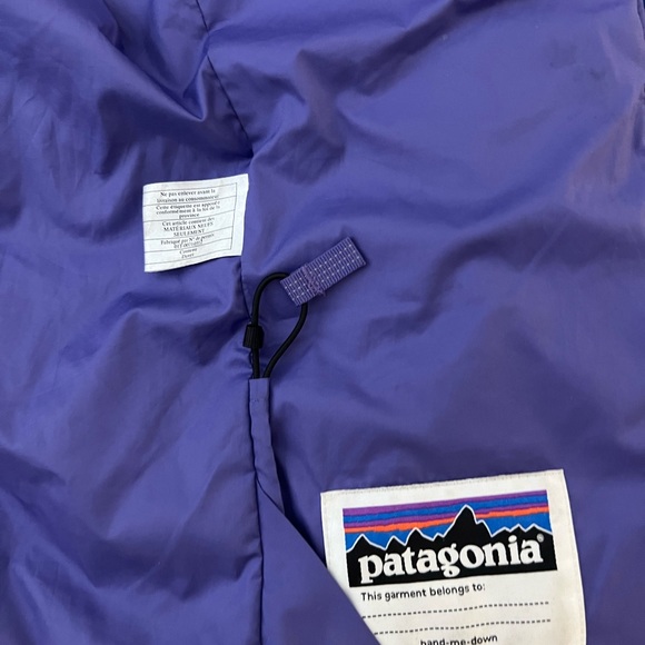 Girls Patagonia Puffer Hood Jacket XL Sz 14 - Picture 3 of 5